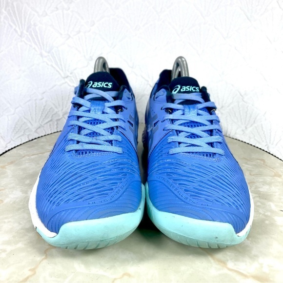 Asics Netburner Sneakers Womens Sz 8 Blue Ballistic MT 2 Tennis Pickleball Shoes - Picture 3 of 14